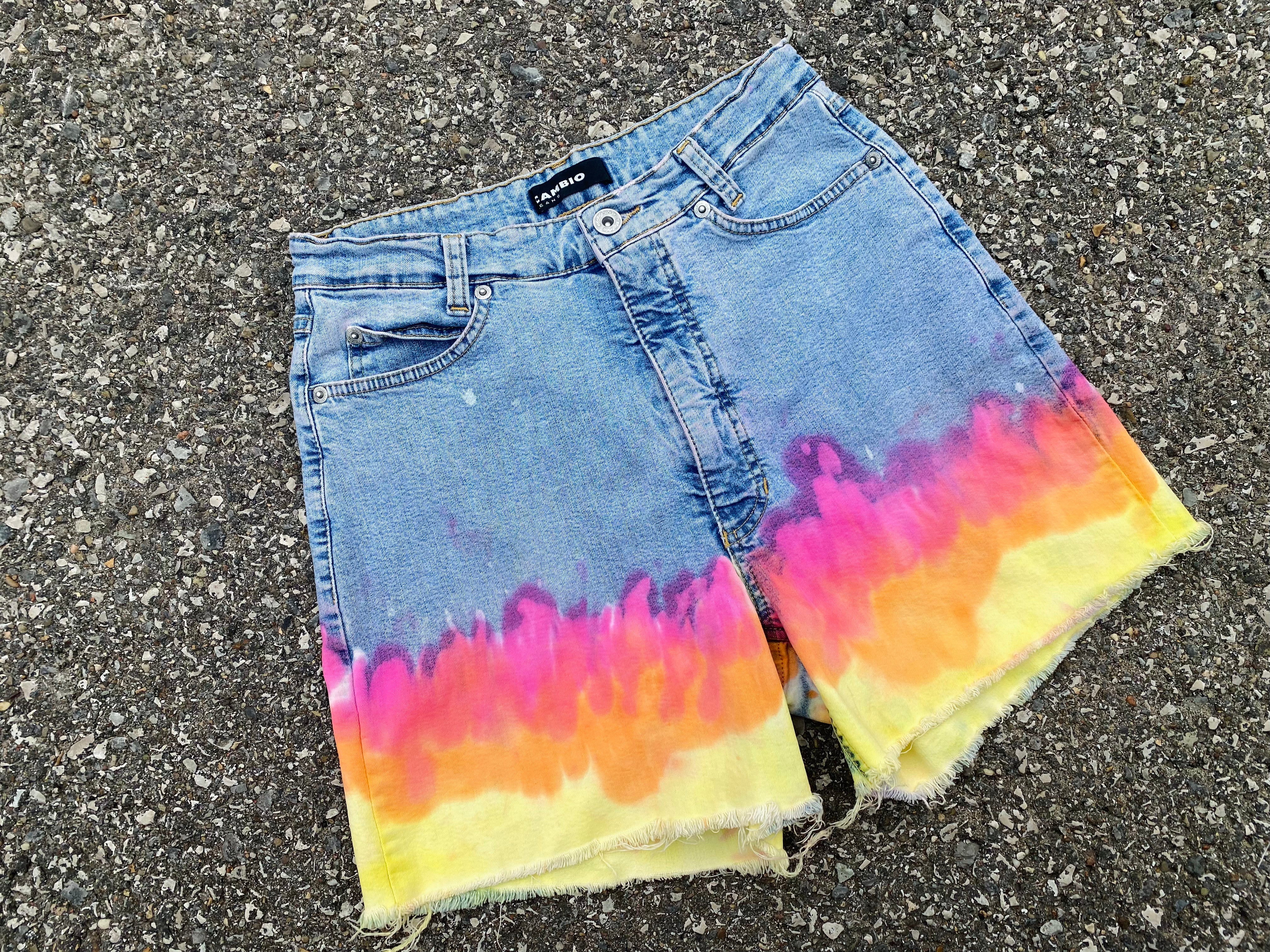 Afscheid Walging Vast en zeker Vintage Cambio Sunset Dye Jean Shorts – Denim by Demi