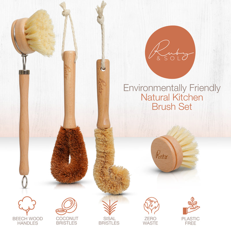 EcoCoconut Kitchen Cleaning Brush