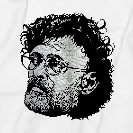 Printful Neem Karoli Baba Embroidery Graphic Sweatshirt - White / XL