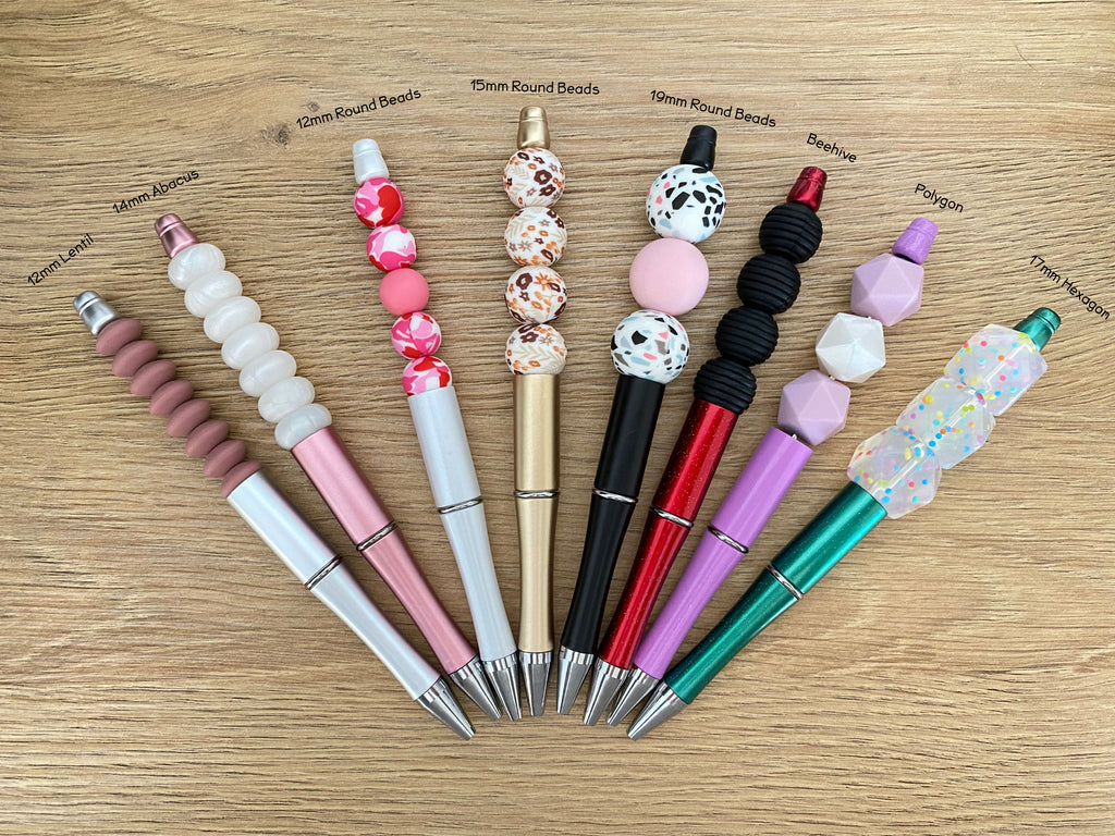 DIY Beadable Pens - BEAD SIZING INFORMATION + TIPS & TRICKS