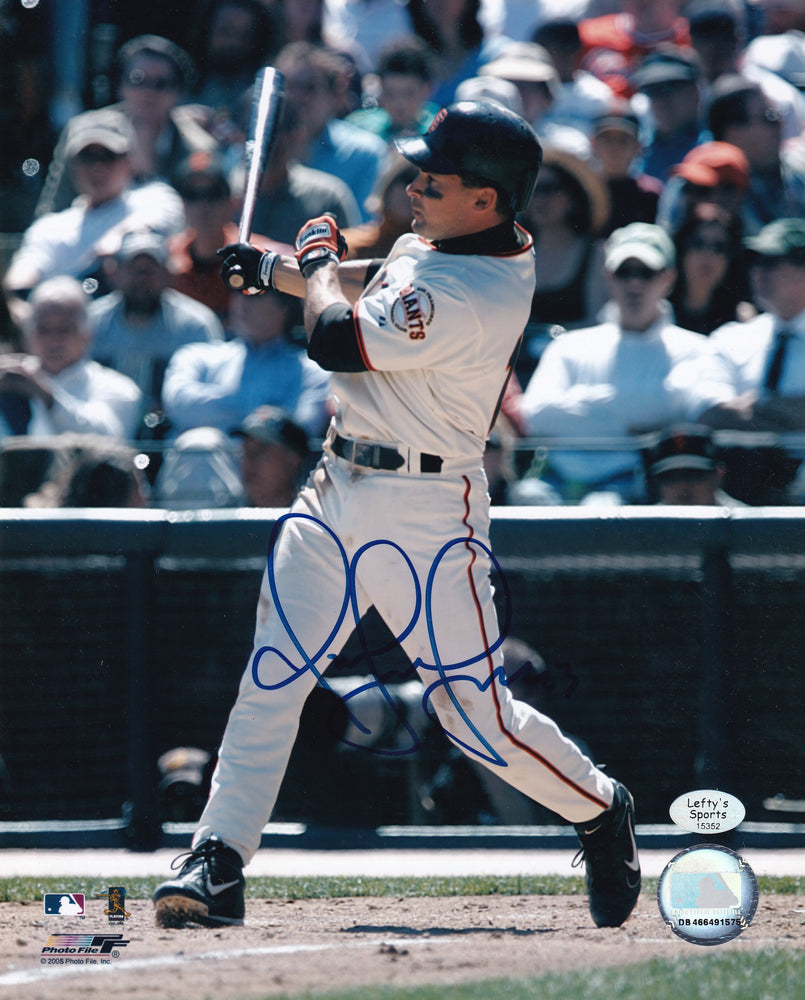 Ehire Adrianza San Francisco Giants Autographed 8x10 photo (Vertical, After  Swing, White Jersey)