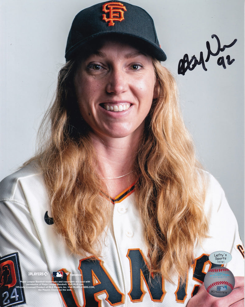 Alyssa Nakken 1st Female MLB Coach San Francisco Giants Autographed –  Lefty's Sports