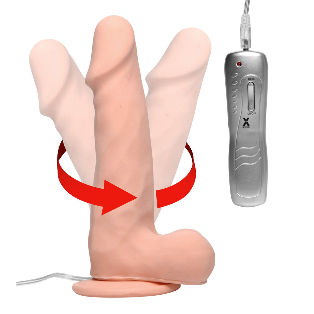 Rotating Vibrating Dildo