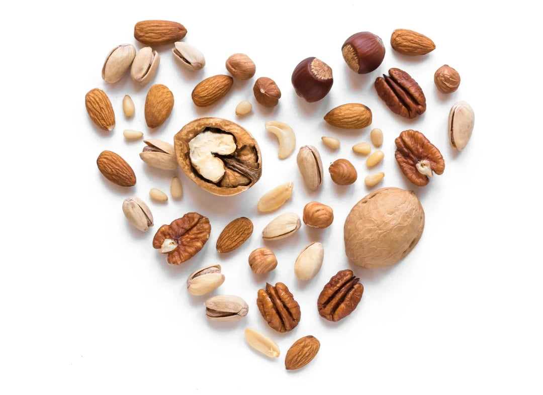 Mixed-nuts-in-heart-shape