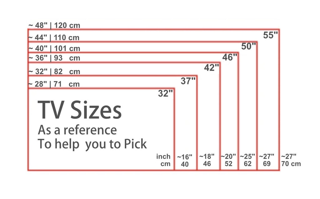 Tv Sizes Reference