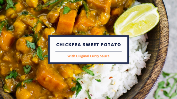 Irresistible Chickpea Sweet Potato Curry - Vegan Ready made Original Curry Sauce