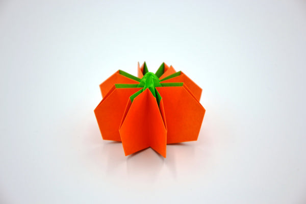 citrouille en papier origami