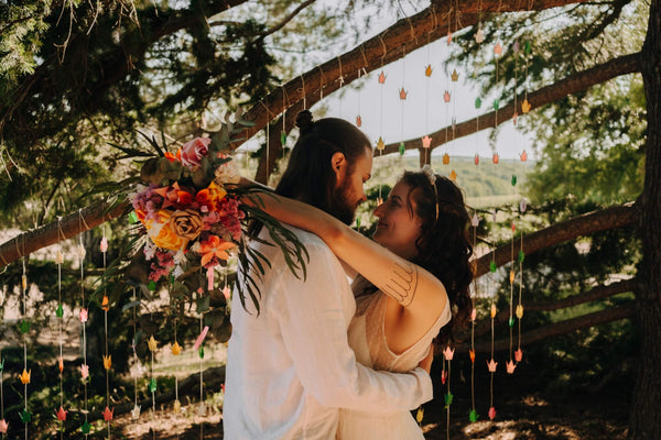 inspiration mariage - elopement coloré