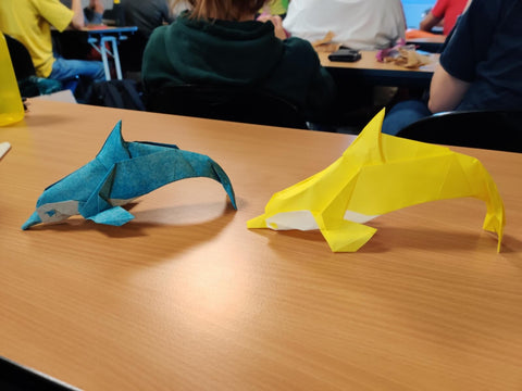 Dauphin en origami