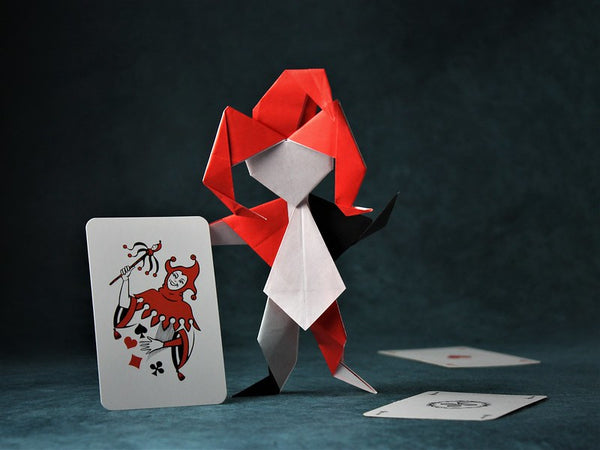 Joker en origami par Pierre-Yves Gallard