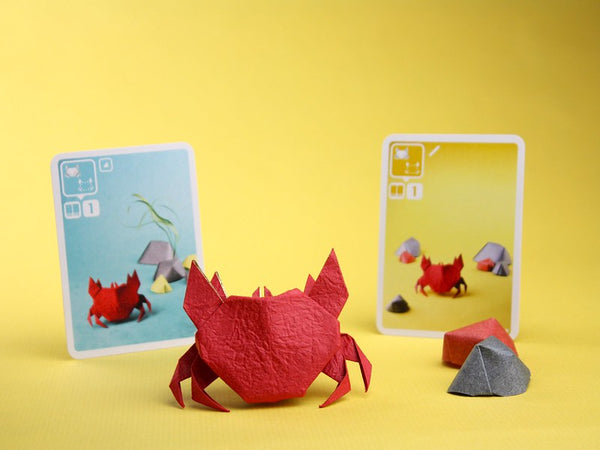 Crabe en origami par Pierre-Yves Gallard