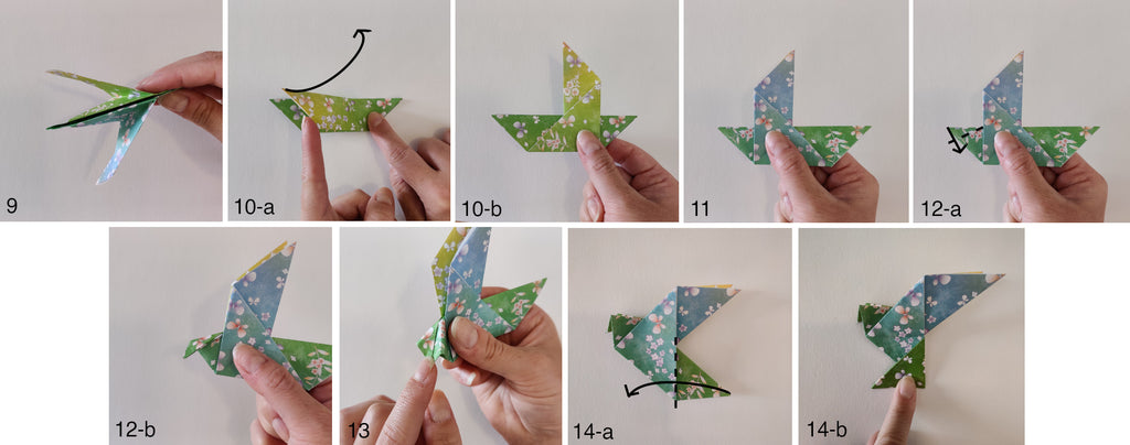 Tutoriel origami - colombe en papier