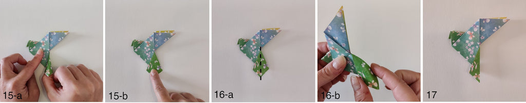 Tutoriel origami - colombe en papier