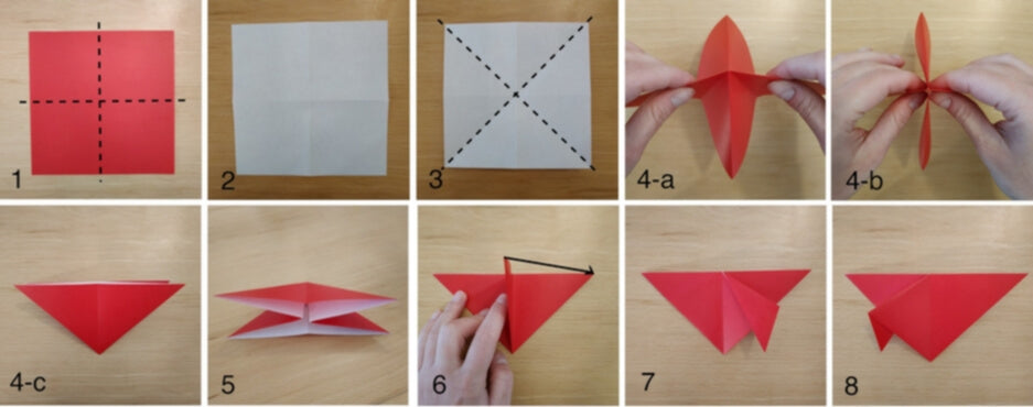 Tutoriel crabe en origami