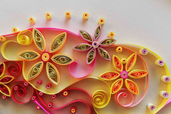 Fleurs en quilling