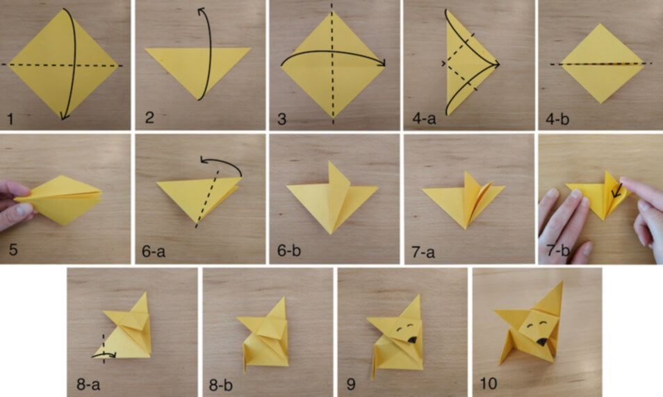 Tutoriel renard en origami