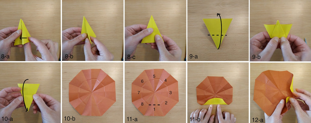 tutoriel citrouille en origami