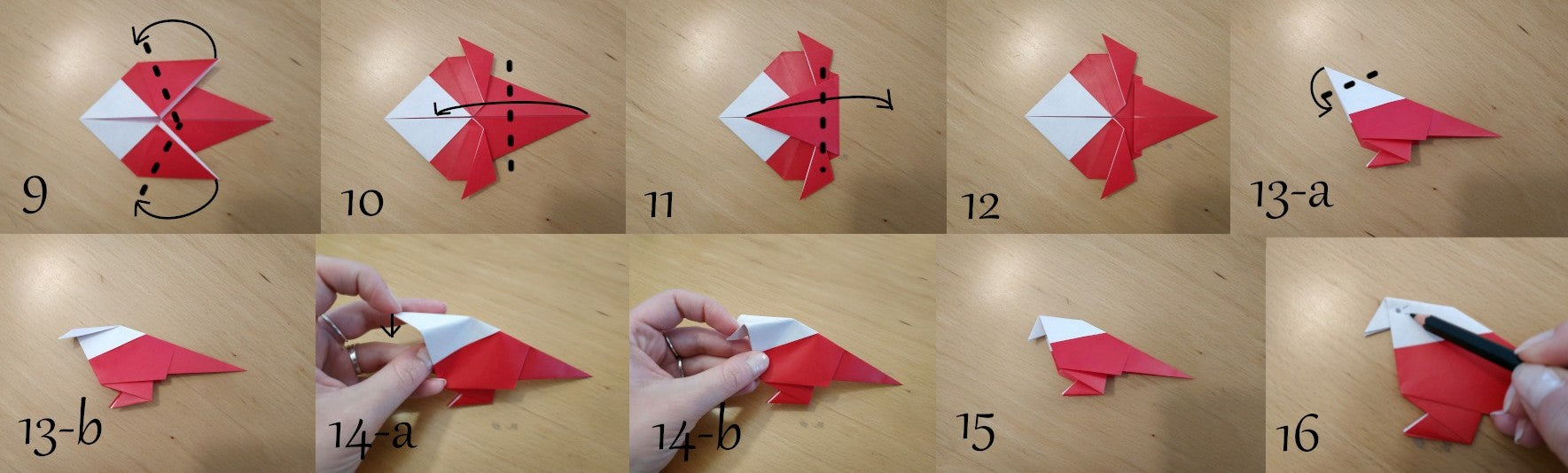 tuto moineau en origami