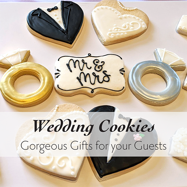 Wedding Cookies by Best Local Bakery in Chicago and North shore suburbs