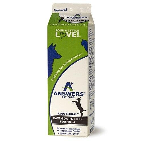 Answers Fermented Raw Goat Milk - Happy Hounds Pet Supply