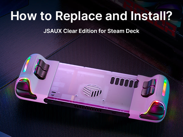 JSAUX launch their Steam Deck RGB backplate and RGB Docking Station, jsaux  