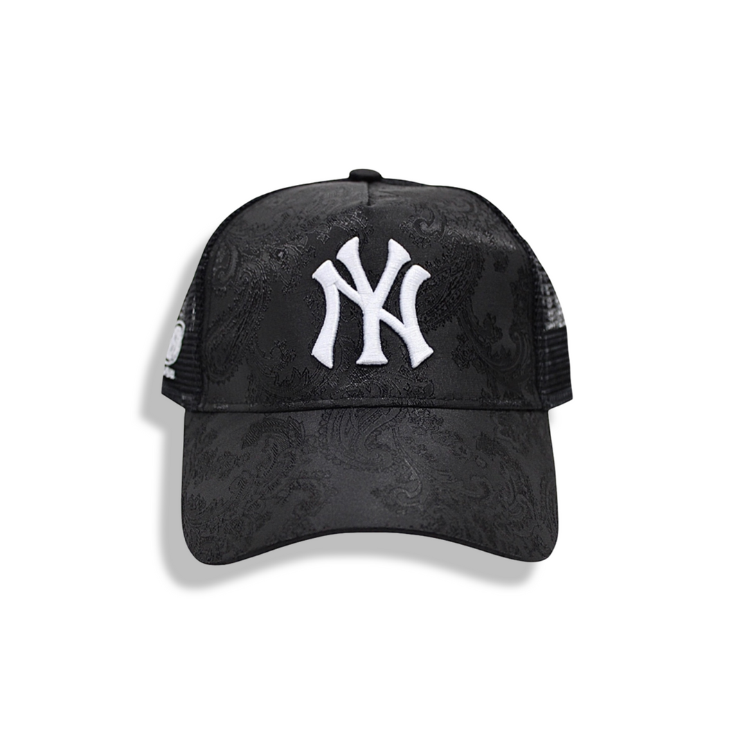 satin yankees hat