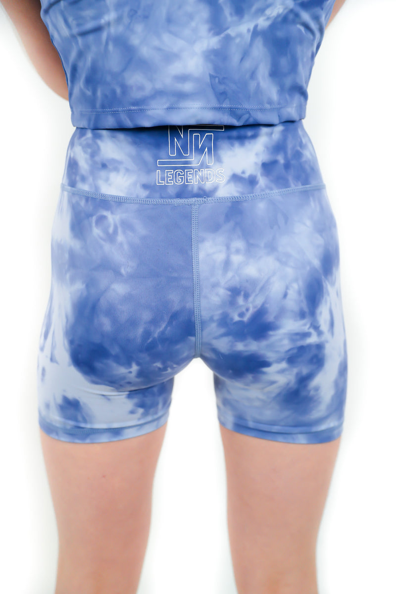 NN Active Tie Dye Shorts - Blue