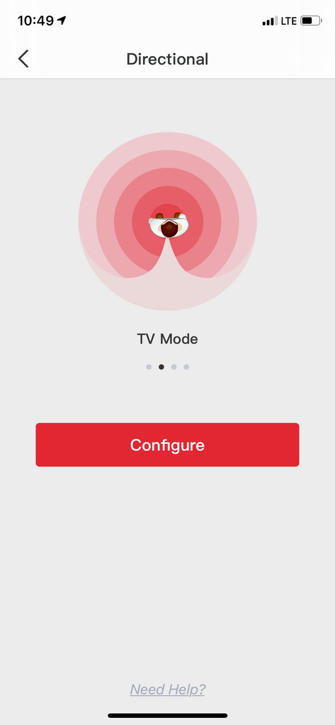 Audífono Bluetooth Ceretone Quadra M1X compatible con la aplicación iPhone Android - Configuración del modo TV