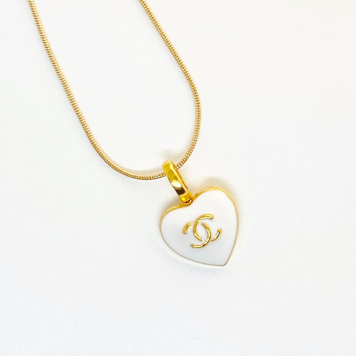 Repurposed CC Heart Necklace – Rue Cambon Jewels
