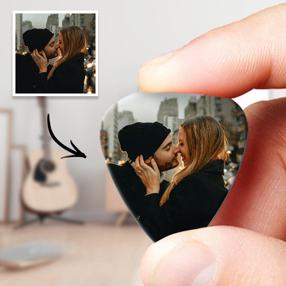 Personalized Guitar Pick with Photo for Musicians Customized for Boyfriend - 12pcs - MyGuitarPick product image