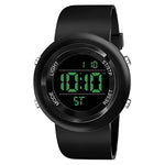 Mens watch black colour round dial watch