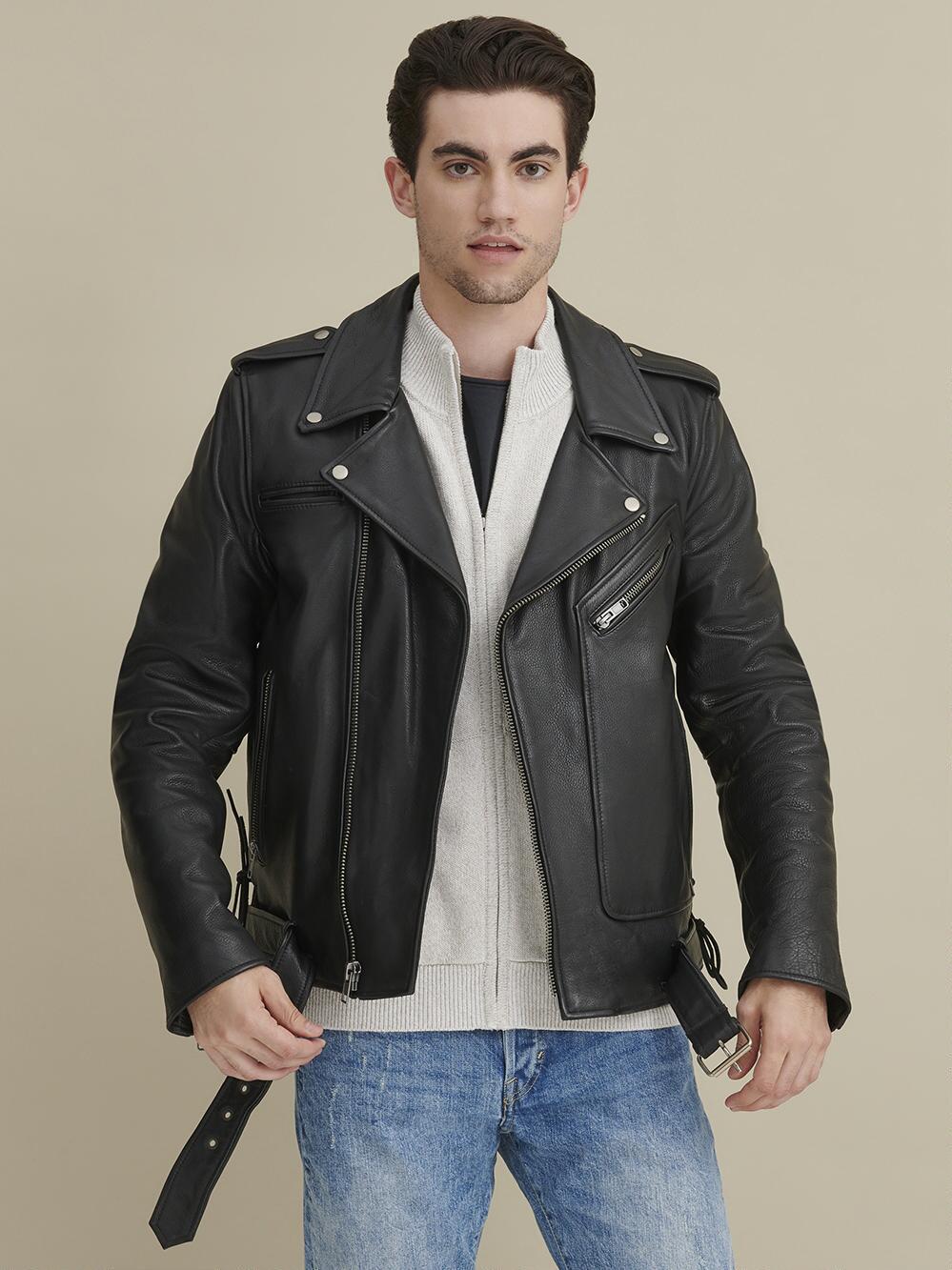 Finn Leather Rider Jacket with Thinsulate™ Lining – XOGO London