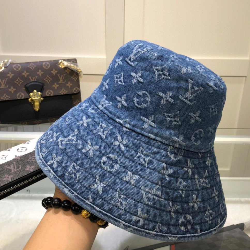Louis Vuitton LV Women's Denim Canvas Fisherman Hat