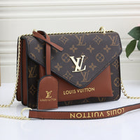 Louis Vuitton LV Women Men Luggage bag color cloud printing gradient