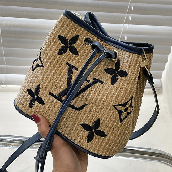 LV Louis Vuitton New Products Woven Embroidered Letters Ladies S