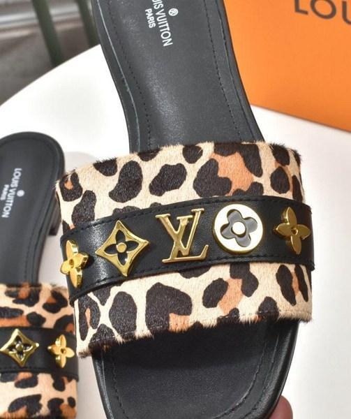 Louis Vuitton LV new ladies high-end slippers shoes