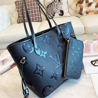 LV Louis vuitton fashion pearl diamond bee more letter print leather chain  handbag shoulder bag crossbody bag