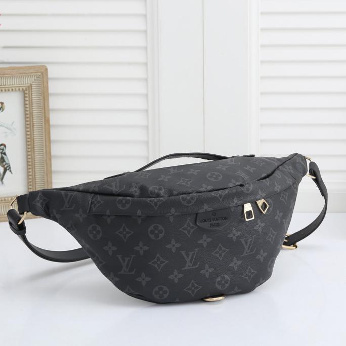 LV Louis Vuitton Hot Sale Classic Print Letter Print Messenger Bag Waist Bag