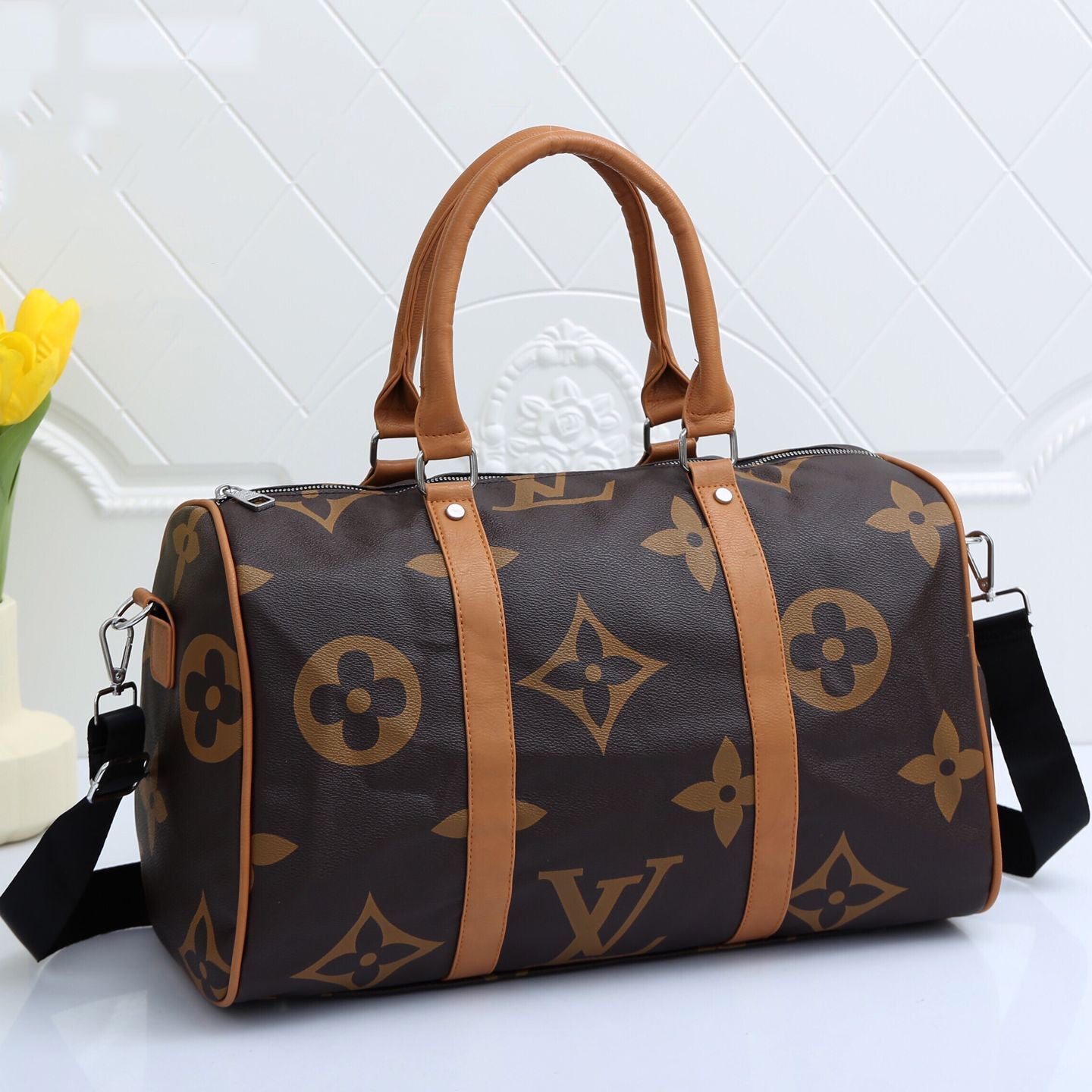 Louis Vuitton LV Monogram Women's Handbag Shoulder Bag Travel Bag