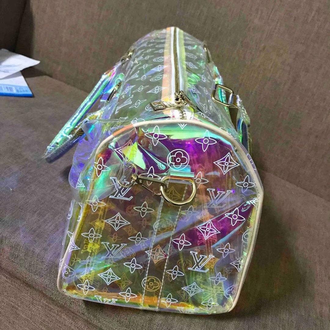 Louis Vuitton LV Hot Selling Classic Transparent Colorful Luggage Bags Travel Bags Handbags Fashion 