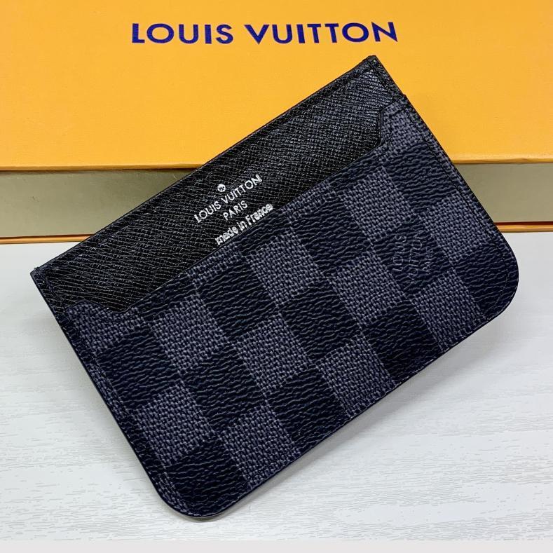LV Louis Vuitton Men's and Women's Fashion Wallets Card 