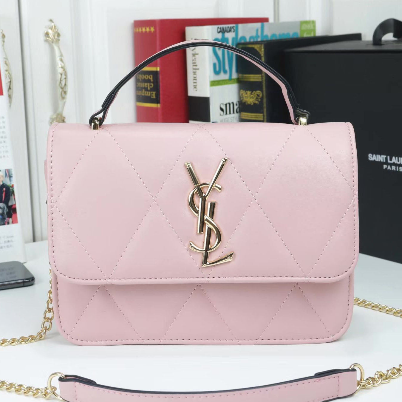 YSL New Fashion Ladies Flip Portable Shoulder Chain Bag