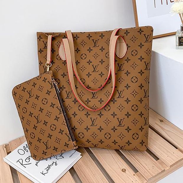 LV Louis Vuitton Women's Tote Bag Shopping Bag Handbag