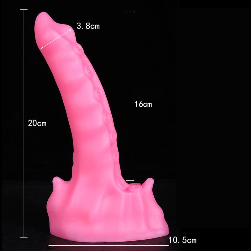 MRIMIN Soft Silicone Cthulhu Octopus Tentacle Dildo with Suction Cup，H