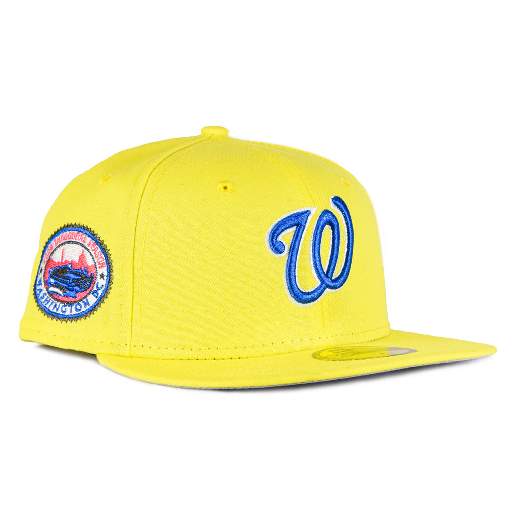 washington nationals yellow fitted