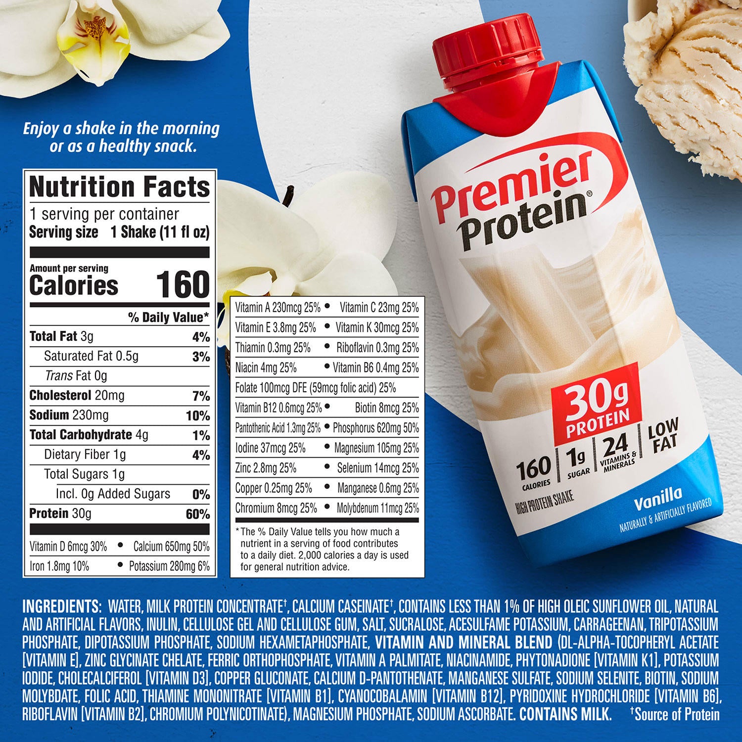 premier protein drink ingredients