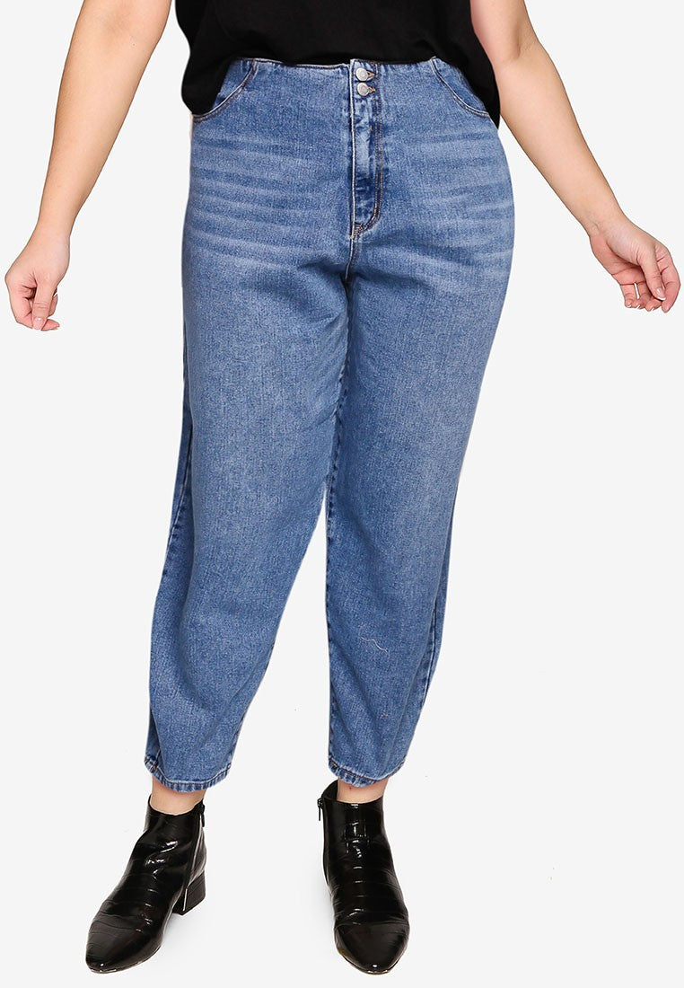 tilbehør eksekverbar svovl Buy Vero Moda Plus Size Ida Barrel Cutline Jeans Online – Nooty.com