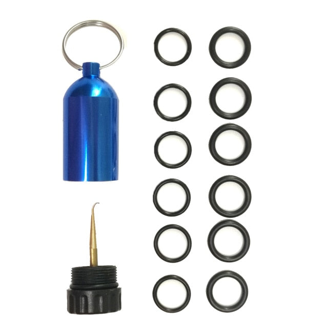 Mini Aluminum Scuba Diving Tank With 12 O Rings Brass Pick Dive Key Ch Nooty Com