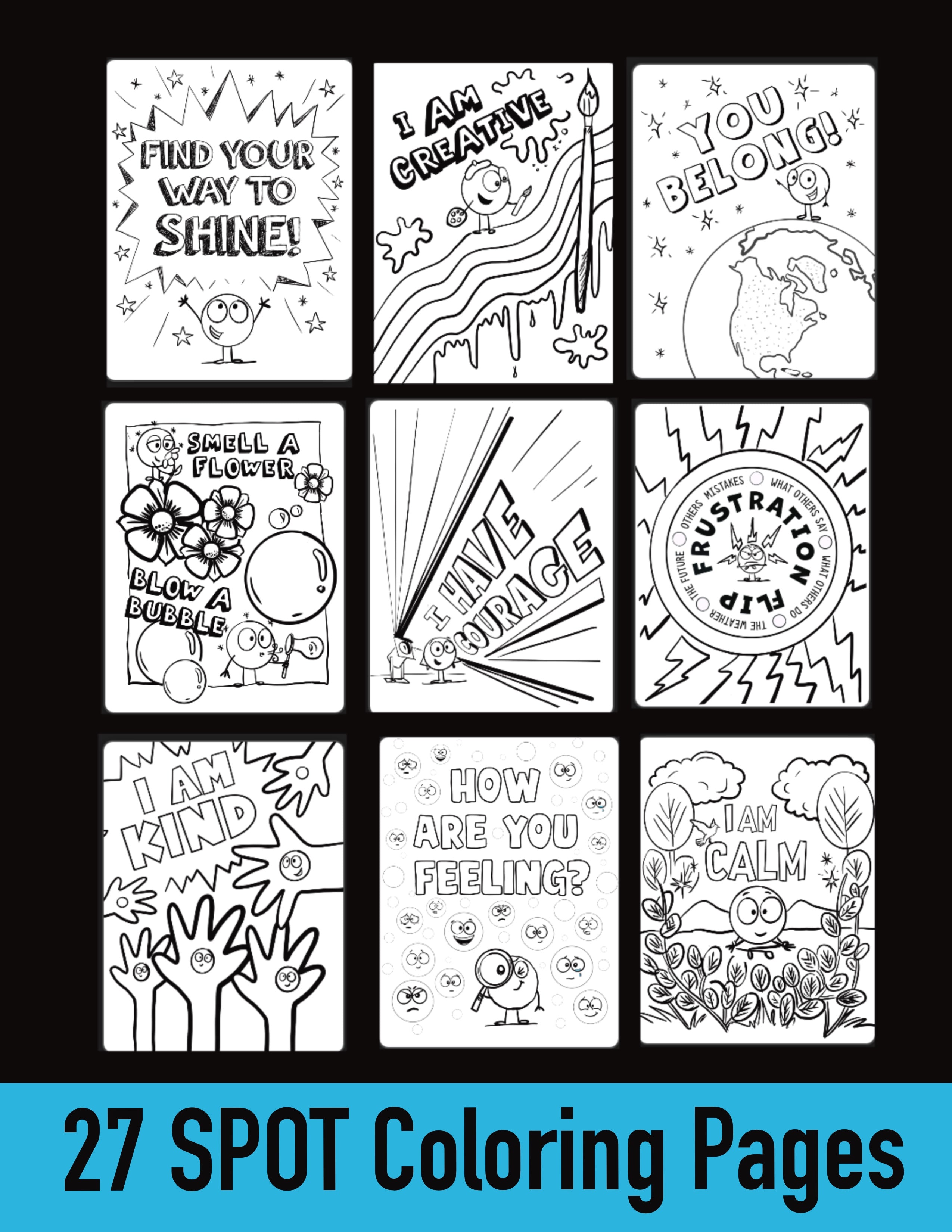 coloring pages on feelings