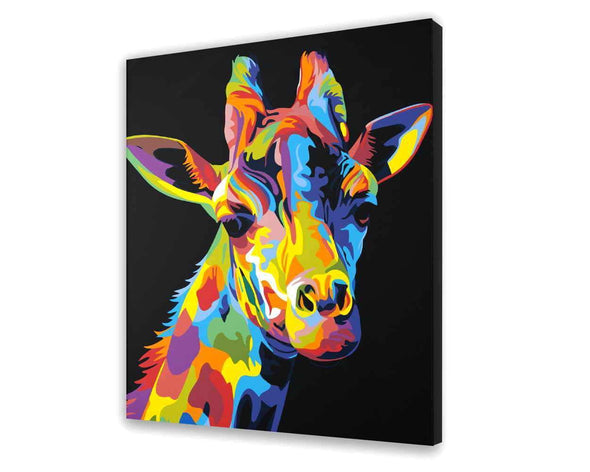 

Peinture par numéro Coloré Girafe